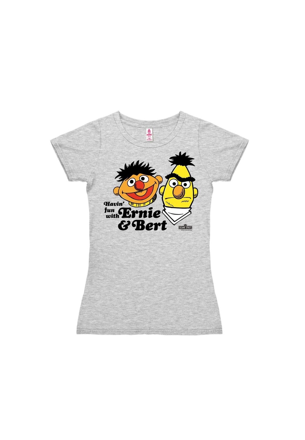 Новая футболка для девочек Sesame St — Ernie & Bert — Ha LOGOSHIRT, цвет Grey-melange
Новая футболка для девочек Sesame St — Ernie & Bert — Ha LOGOSHIRT, цвет Grey-melange