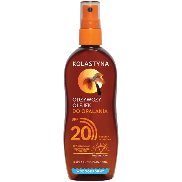 Солнцезащитное масло spf20, 150 мл Kolastyna Sun 
Солнцезащитное масло spf20, 150 мл Kolastyna Sun