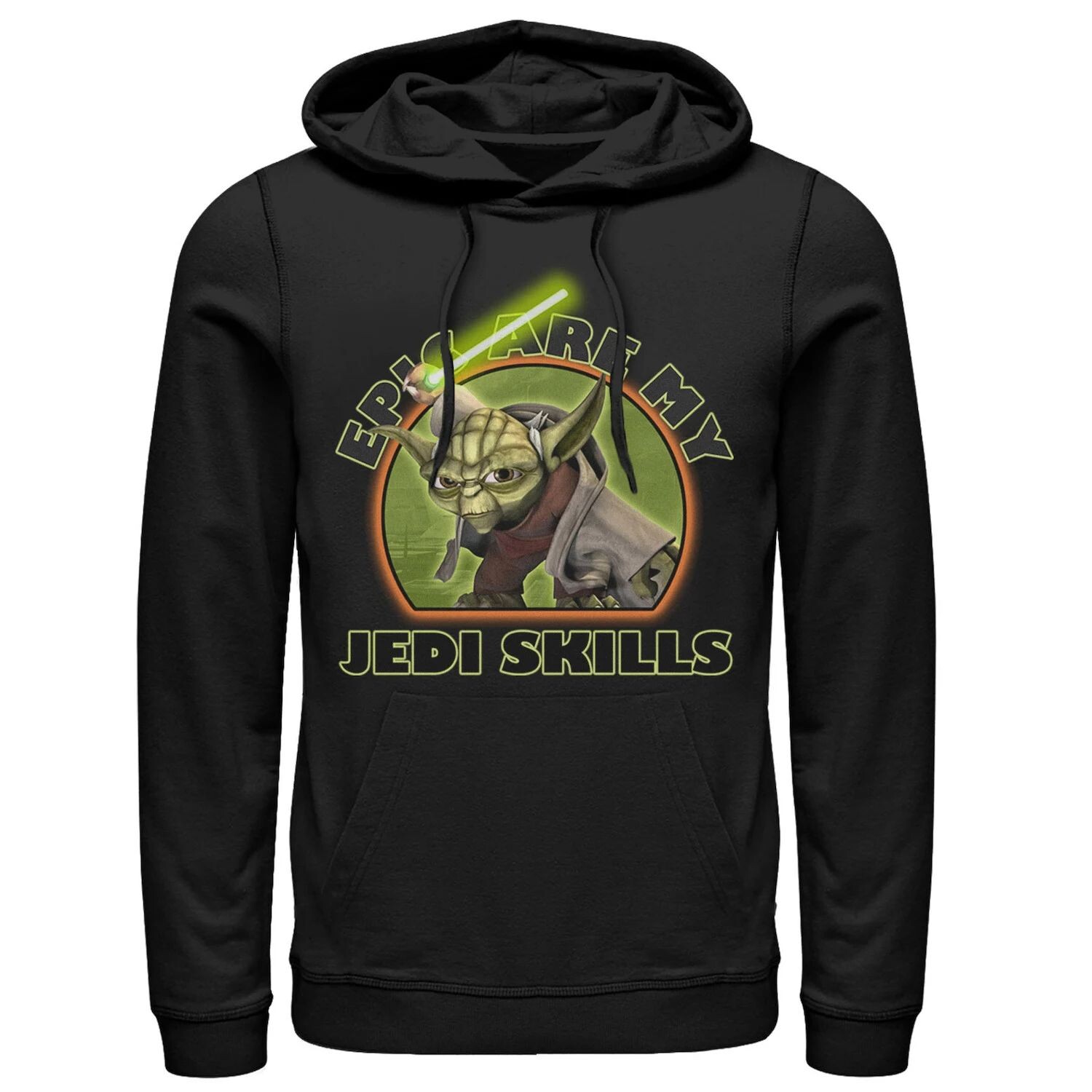 Мужская толстовка с капюшоном «Звездные войны: Войны клонов Йода Эпик — мои навыки джедая» Licensed Character
Мужская толстовка с капюшоном «Звездные войны: Войны клонов Йода Эпик — мои навыки джедая» Licensed Character