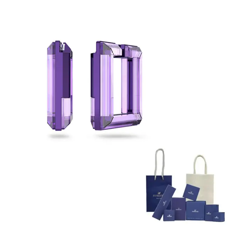 Сережки из люминесцентного алюминия для женщин Swarovski, фиолетовый
Сережки из люминесцентного алюминия для женщин Swarovski, фиолетовый