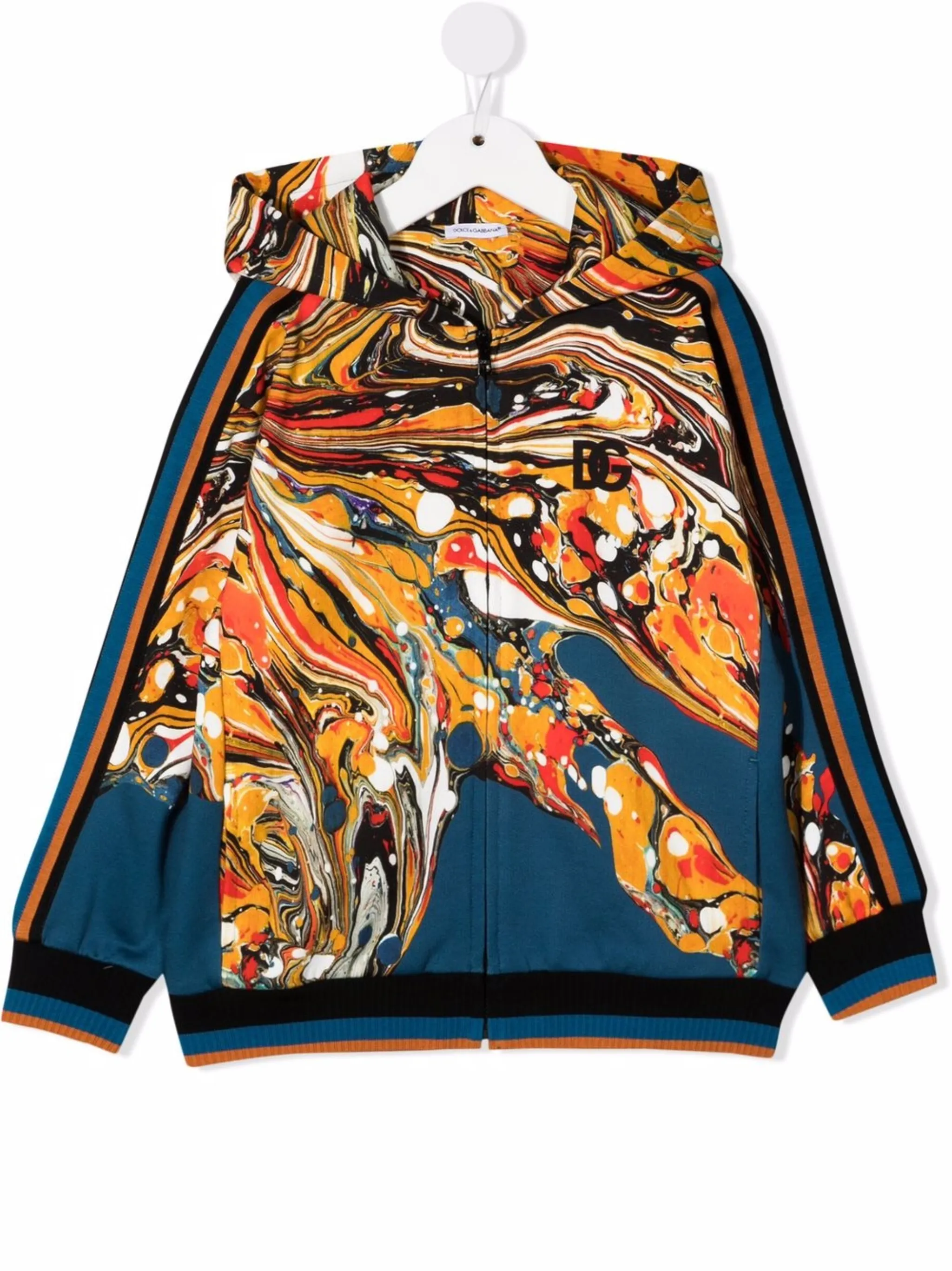 Худи из джерси с принтом Marbled Dolce & Gabbana Kids, синий
Худи из джерси с принтом Marbled Dolce & Gabbana Kids, синий