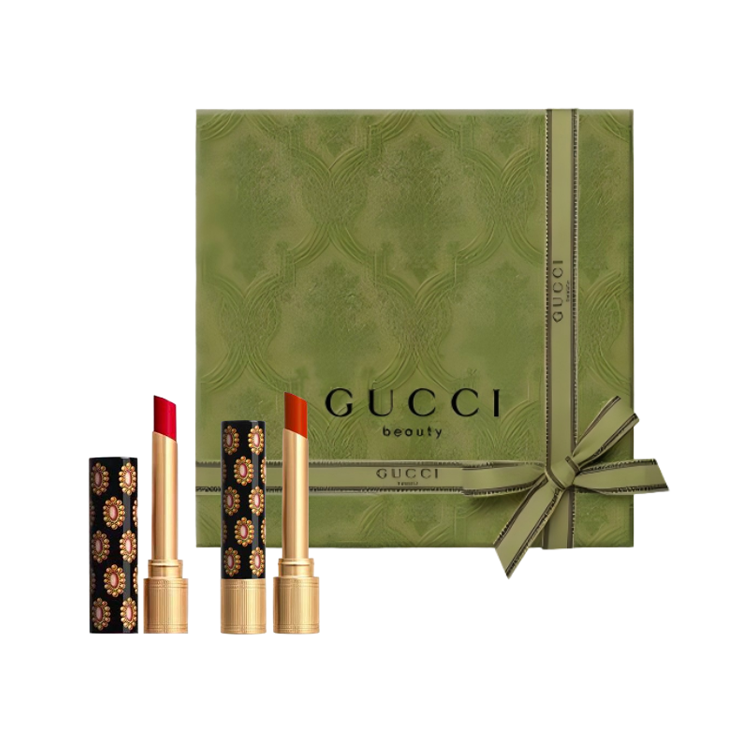 Подарочный набор Beloved Elegance из двух помад: легко растушевывается и выравнивает тон кожи GUCCI, luminous #508+luminous #515
Подарочный набор Beloved Elegance из двух помад: легко растушевывается и выравнивает тон кожи GUCCI, luminous #508+luminous #515