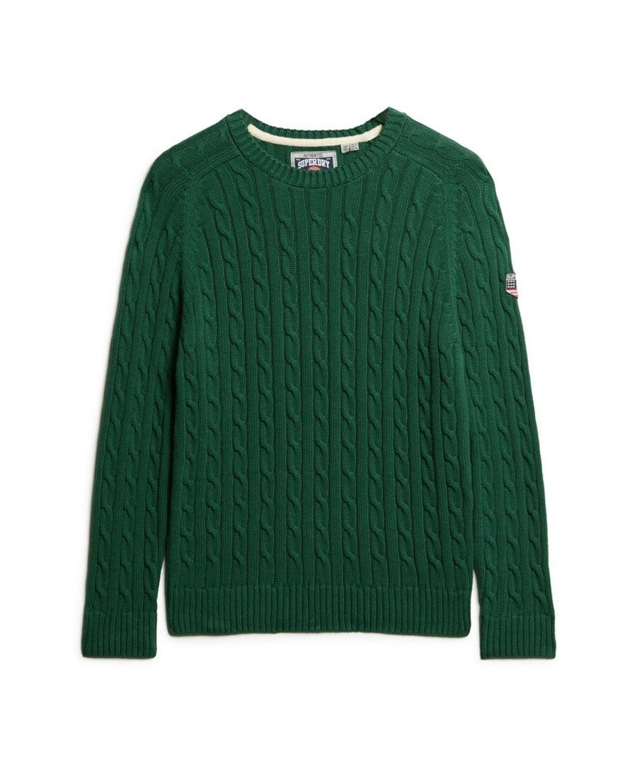 Свитер Superdry, темно-зеленый 
Свитер Superdry, темно-зеленый