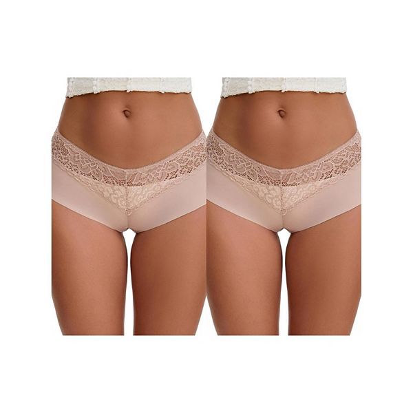 2 пачки женских кружевных трусиков-шортиков ice silk с ажурной вставкой, мид-райз Inspire Chic, Beige
2 пачки женских кружевных трусиков-шортиков ice silk с ажурной вставкой, мид-райз Inspire Chic, Beige