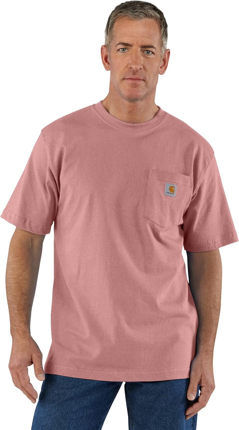 Футболка Carhartt с карманом, свободный крой, плотная ткань, короткий рукав (также доступна в размерах Big & Tall), Rose Tint Heather, Розовый, Футболка Carhartt с карманом, свободный крой, плотная ткань, короткий рукав (также доступна в размерах Big & Ta
Футболка Carhartt с карманом, свободный крой, плотная ткань, короткий рукав (также доступна в размерах Big & Tall), Rose Tint Heather, Розовый, Футболка Carhartt с карманом, свободный крой, плотная ткань, короткий рукав (также доступна в размерах Big & Ta