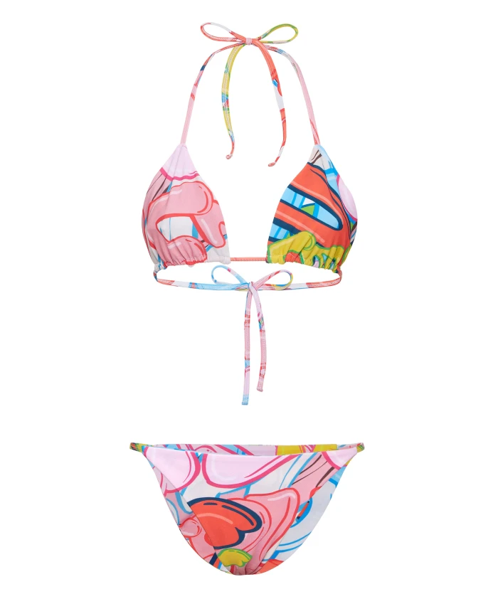 Граффити в виде бикини, увешанные бомбами Philipp Plein, мультиколор
Граффити в виде бикини, увешанные бомбами Philipp Plein, мультиколор