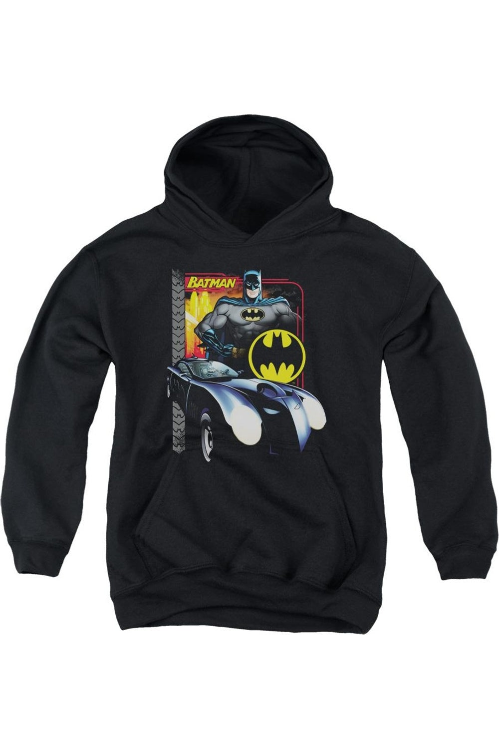 Батмен: гоночный батмобиль, детская толстовка с капюшоном Gildan, черный
Батмен: гоночный батмобиль, детская толстовка с капюшоном Gildan, черный
