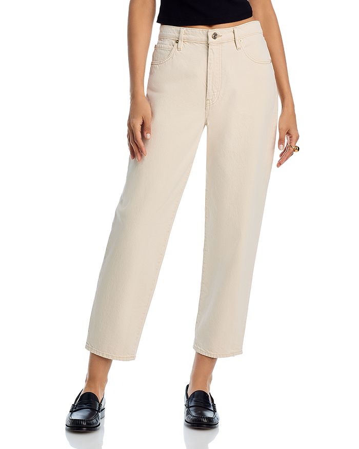 Высокие зауженные джинсы с посадкой на щиколотке The Candle в цвете Butter FRAME, слоновая кость/кремовый
Высокие зауженные джинсы с посадкой на щиколотке The Candle в цвете Butter FRAME, слоновая кость/кремовый