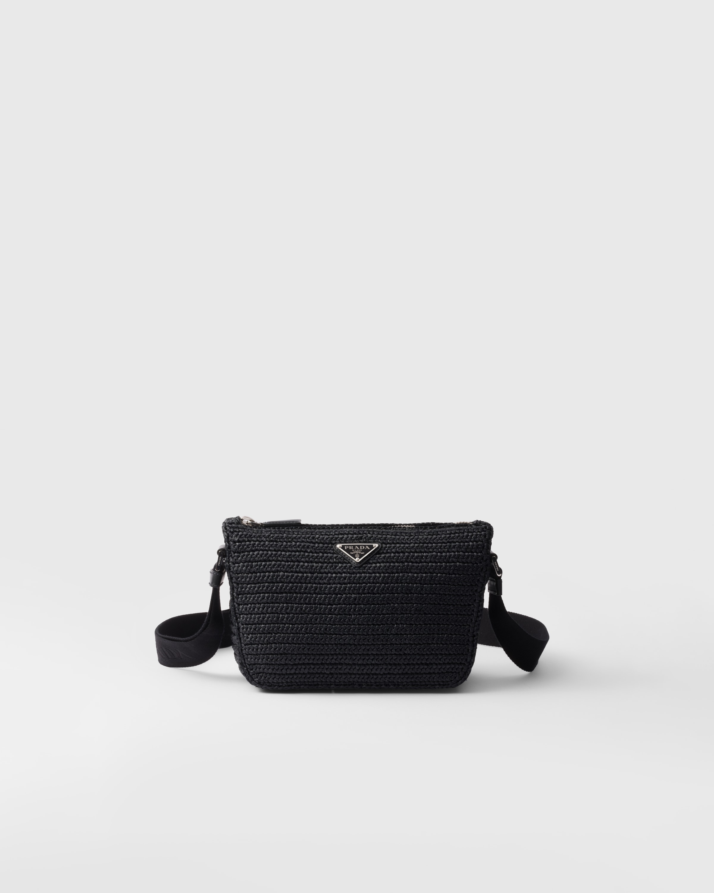 Вязаная сумка через плечо Prada, черный
Вязаная сумка через плечо Prada, черный