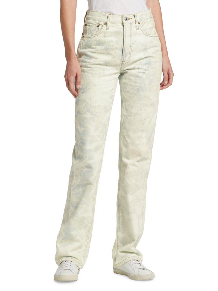 Джинсы прямого кроя с высокой талией Re/done, цвет Sun Bleach
Джинсы прямого кроя с высокой талией Re/done, цвет Sun Bleach