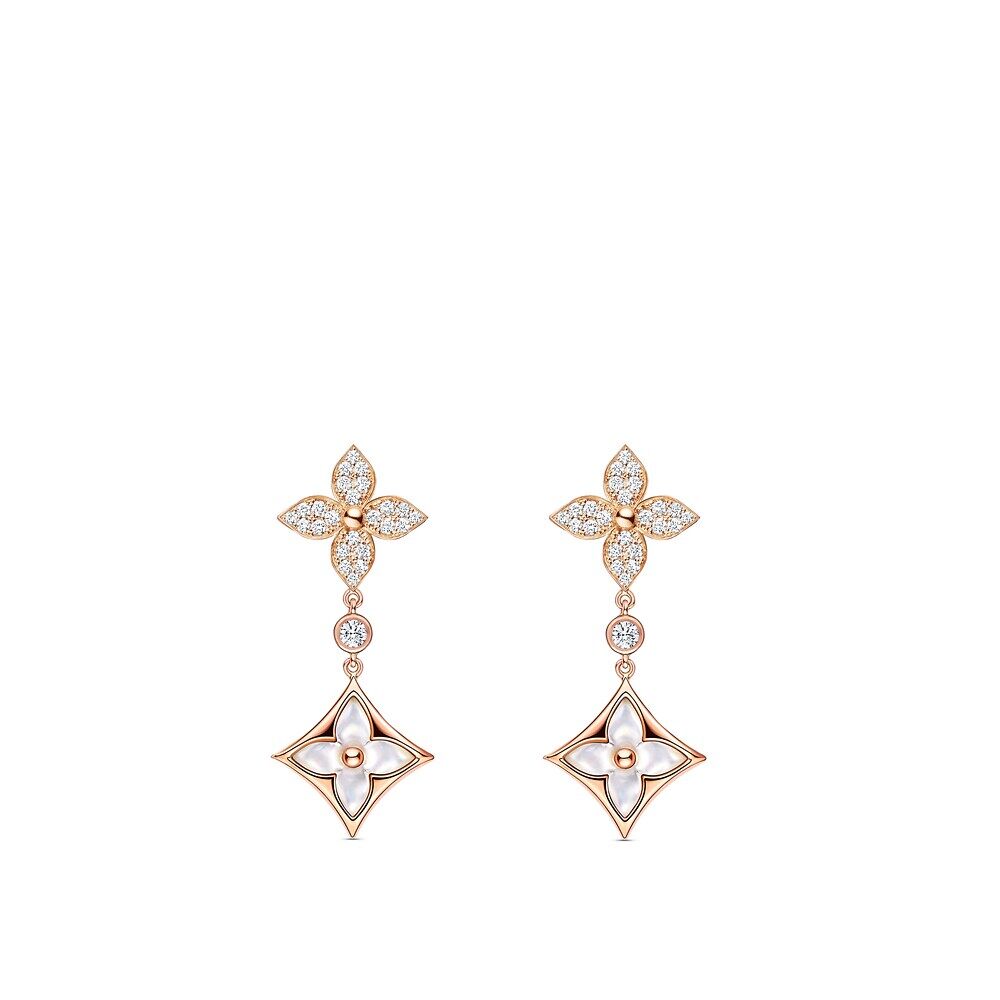 Длинные серьги Color Blossom Double Star, розовое золото, белый перламутр и бриллианты Louis Vuitton, розовый
Длинные серьги Color Blossom Double Star, розовое золото, белый перламутр и бриллианты Louis Vuitton, розовый