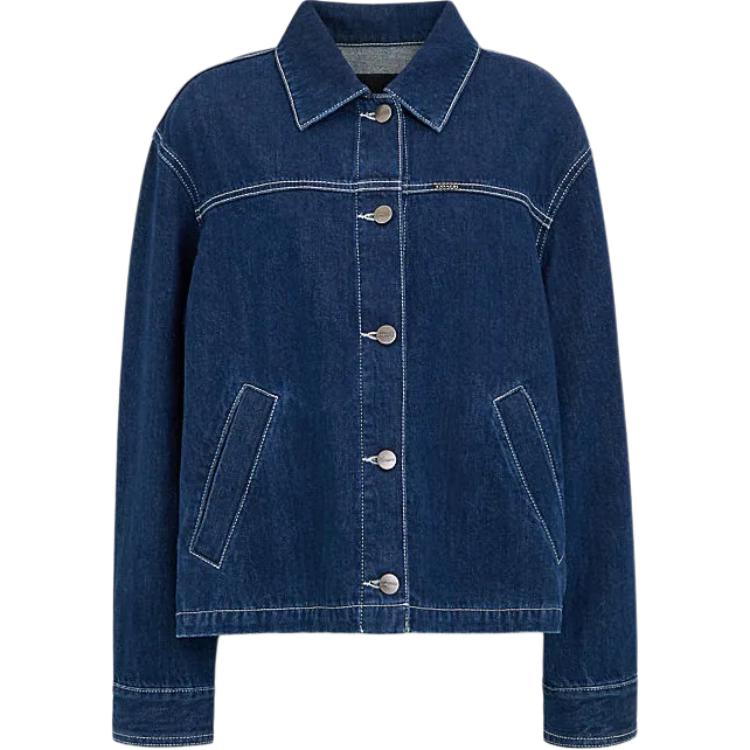 COACH Джинсовая куртка женская голубая, Blue 
COACH Джинсовая куртка женская голубая, Blue