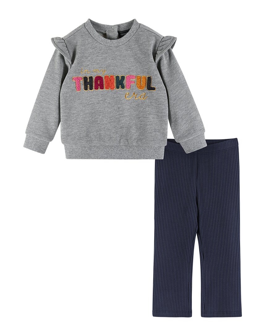 Комплект из свитера и леггинсов с блестками от Andy & Evan, синий
Комплект из свитера и леггинсов с блестками от Andy & Evan, синий