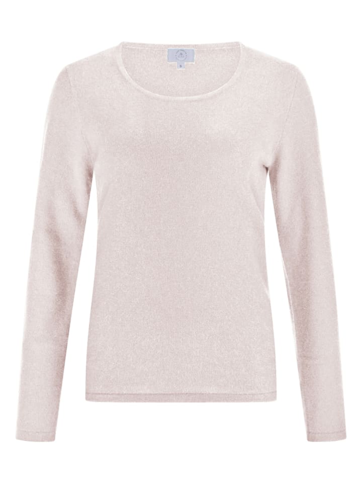 Белый свитер с круглым вырезом CASH-MERE.CH
Белый свитер с круглым вырезом CASH-MERE.CH