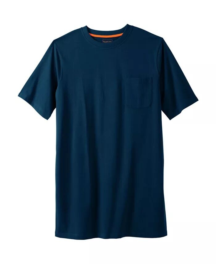 Big & Tall от KingSize Тяжелая футболка с длинным карманом и круглым вырезом Boulder Creek, синий
Big & Tall от KingSize Тяжелая футболка с длинным карманом и круглым вырезом Boulder Creek, синий