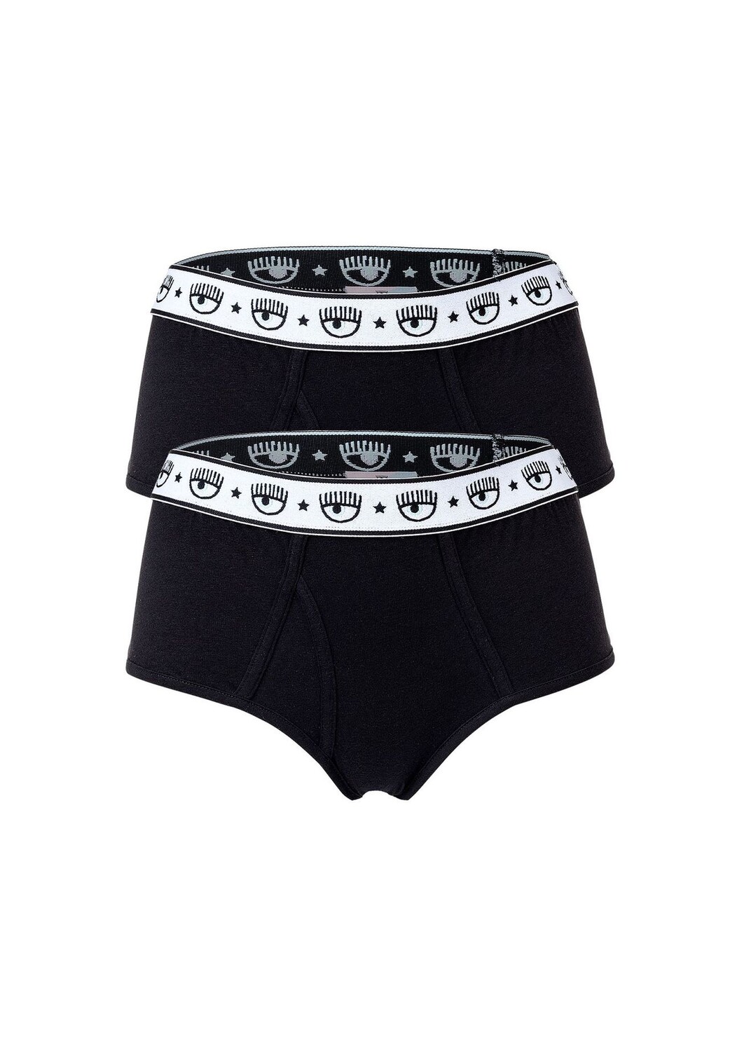 Набор из 2 женских брюк-кюлотов: трусы, хлопок стрейч, пояс с логотипом, однотонные CHIARA FERRAGNI, черный
Набор из 2 женских брюк-кюлотов: трусы, хлопок стрейч, пояс с логотипом, однотонные CHIARA FERRAGNI, черный