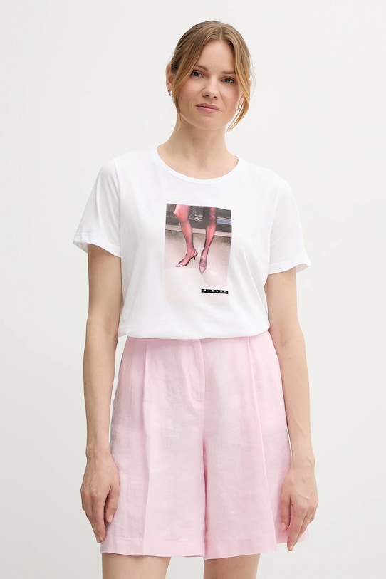 Хлопковая футболка Sisley, белый
Хлопковая футболка Sisley, белый