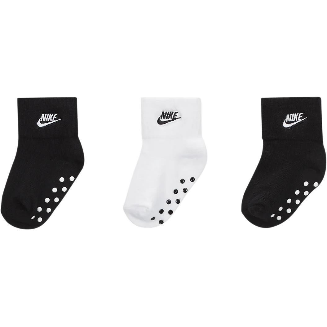 Набор из 3 пар носков Core для малышей Nike, черно-белый
Набор из 3 пар носков Core для малышей Nike, черно-белый