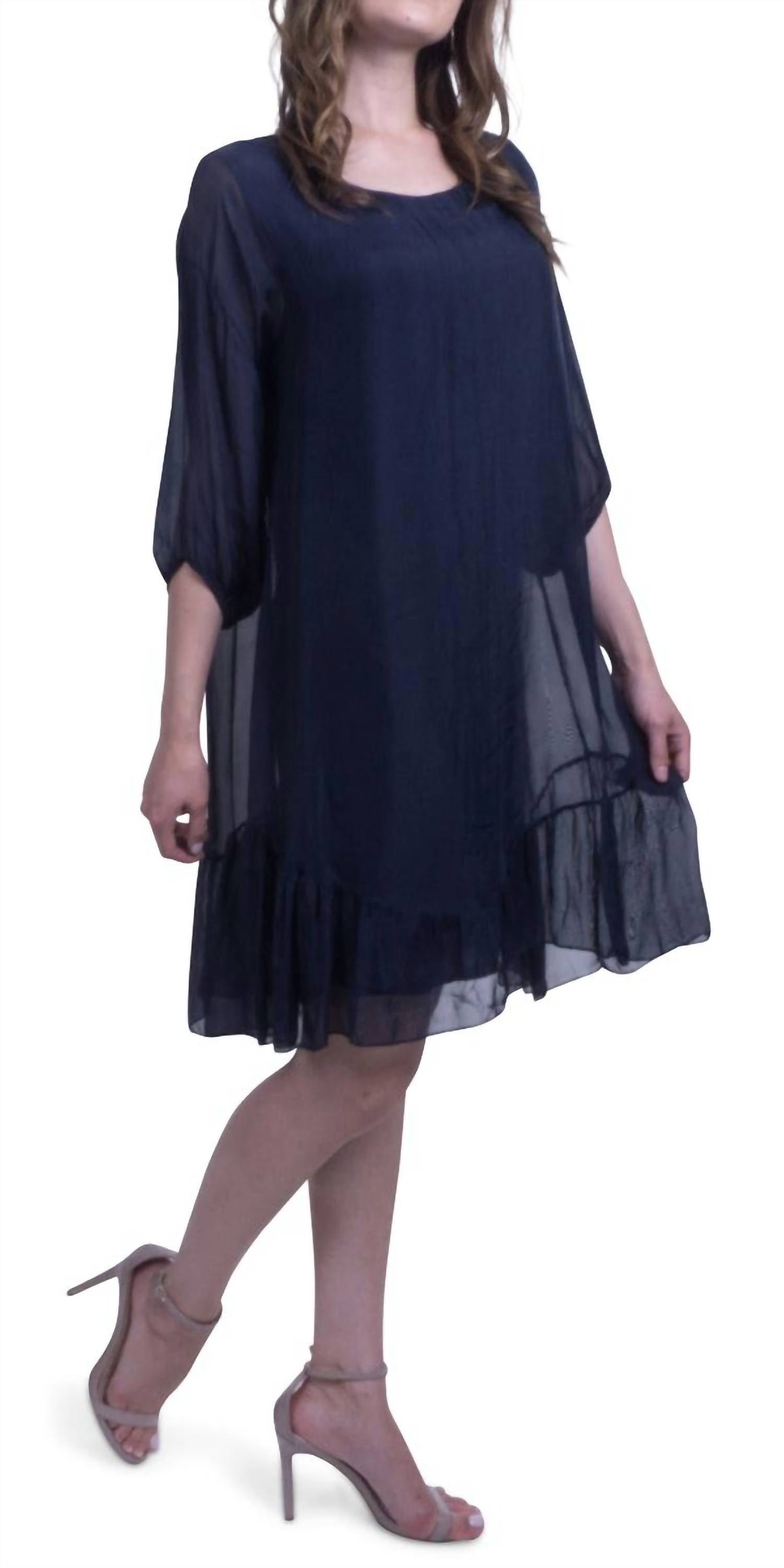Мини-платье Strola Silk темно-синего цвета Gigi Moda, темно-синий
Мини-платье Strola Silk темно-синего цвета Gigi Moda, темно-синий