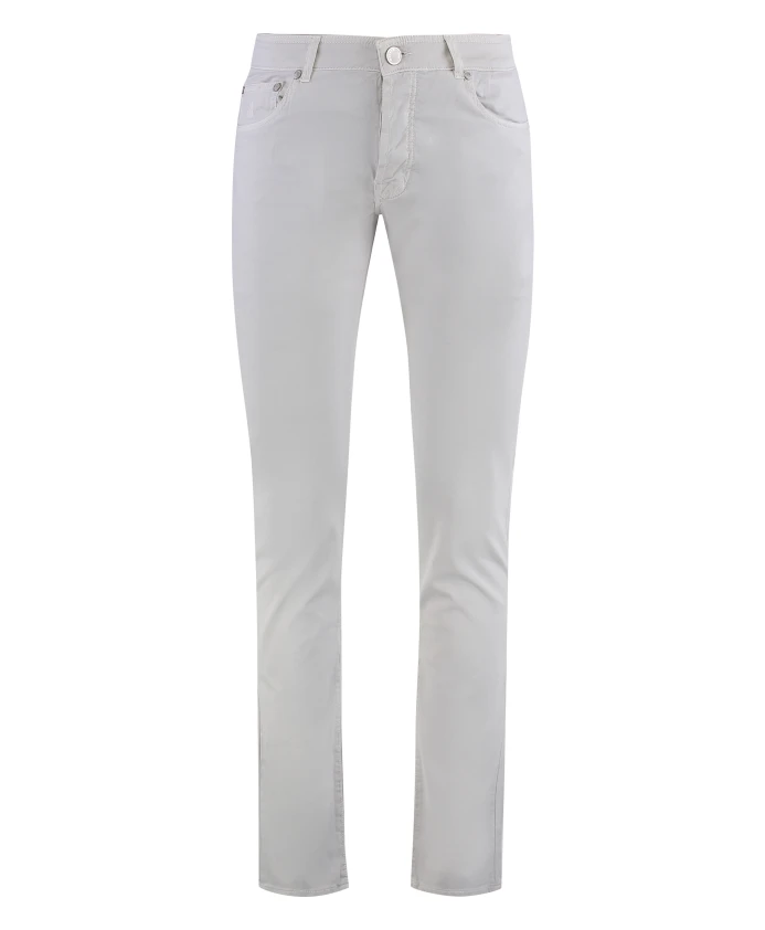 Узкие брюки из хлопка и шелка Moorer, серый
Узкие брюки из хлопка и шелка Moorer, серый