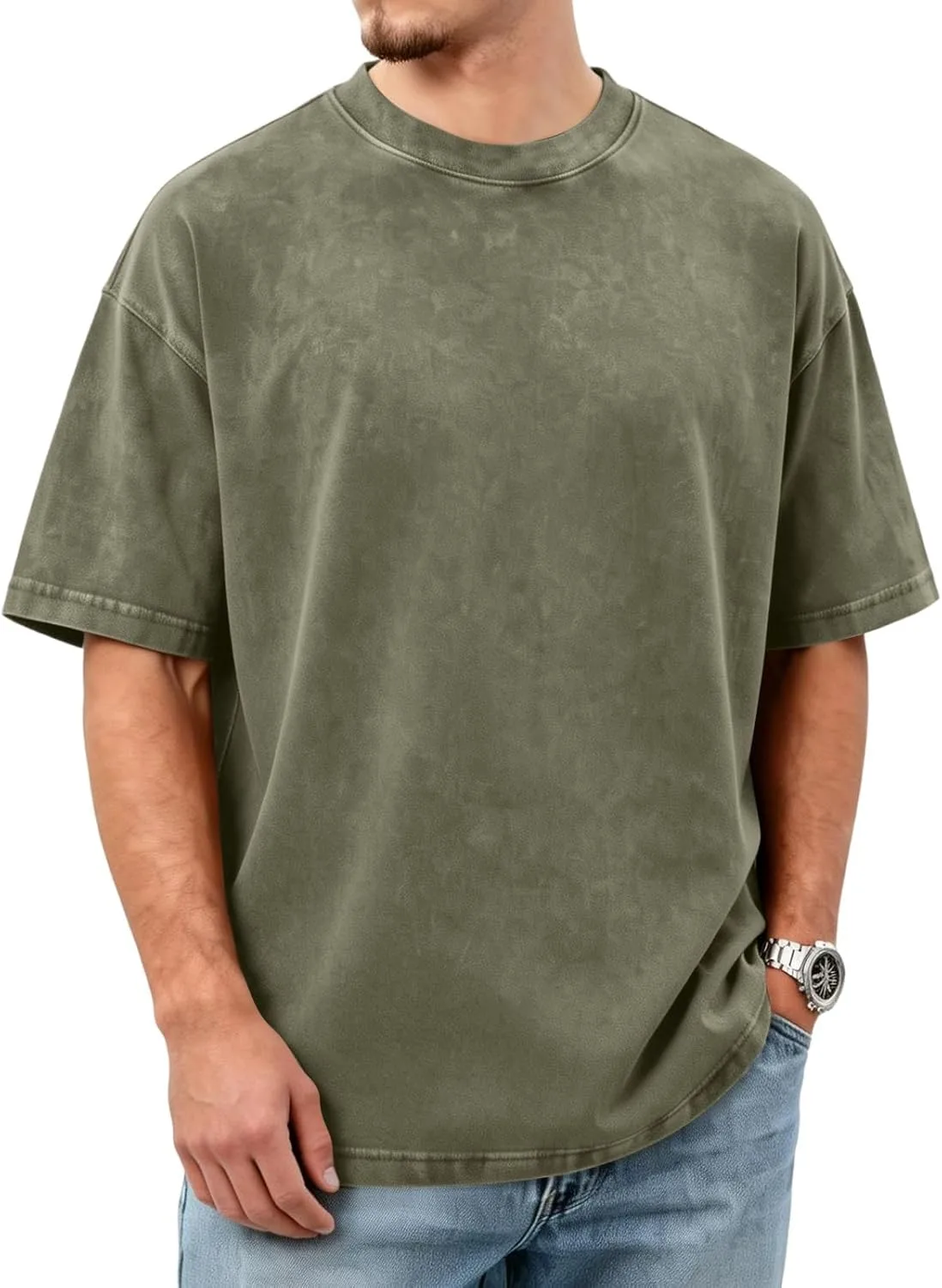 Футболка Vintage Oversized для мужчин, классический крой, короткий рукав GAANBODI
Футболка Vintage Oversized для мужчин, классический крой, короткий рукав GAANBODI