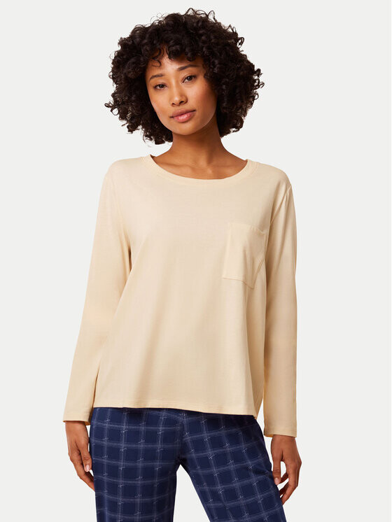 Пижамная футболка стандартного кроя Triumph, бежевый
Пижамная футболка стандартного кроя Triumph, бежевый