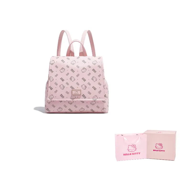 Sanrio Рюкзак из полиуретана Hello Kitty для женщин розовый молочный чай коричневый, Pink
Sanrio Рюкзак из полиуретана Hello Kitty для женщин розовый молочный чай коричневый, Pink