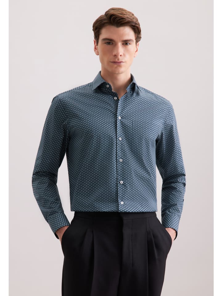 Рубашка Seidensticker, зеленый
Рубашка Seidensticker, зеленый