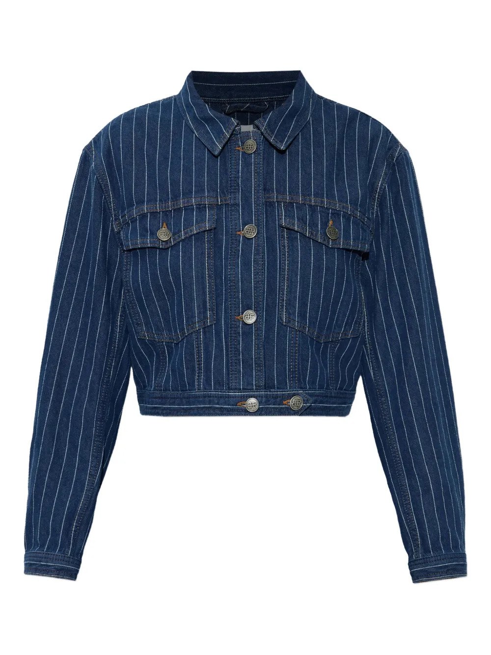 Укороченный жакет в полоску Lindy MUNTHE, синий
Укороченный жакет в полоску Lindy MUNTHE, синий