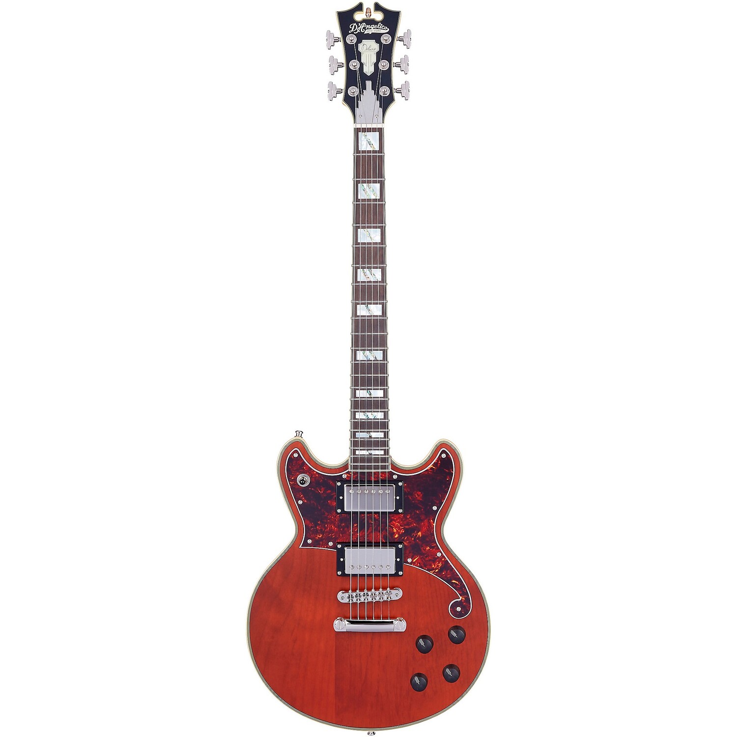 Электрогитара D'Angelico Deluxe Series Brighton Solidbody с хамбакерами USA Seymour Duncan и хвостовиком Stopbar, матовый орех
Электрогитара D'Angelico Deluxe Series Brighton Solidbody с хамбакерами USA Seymour Duncan и хвостовиком Stopbar, матовый орех