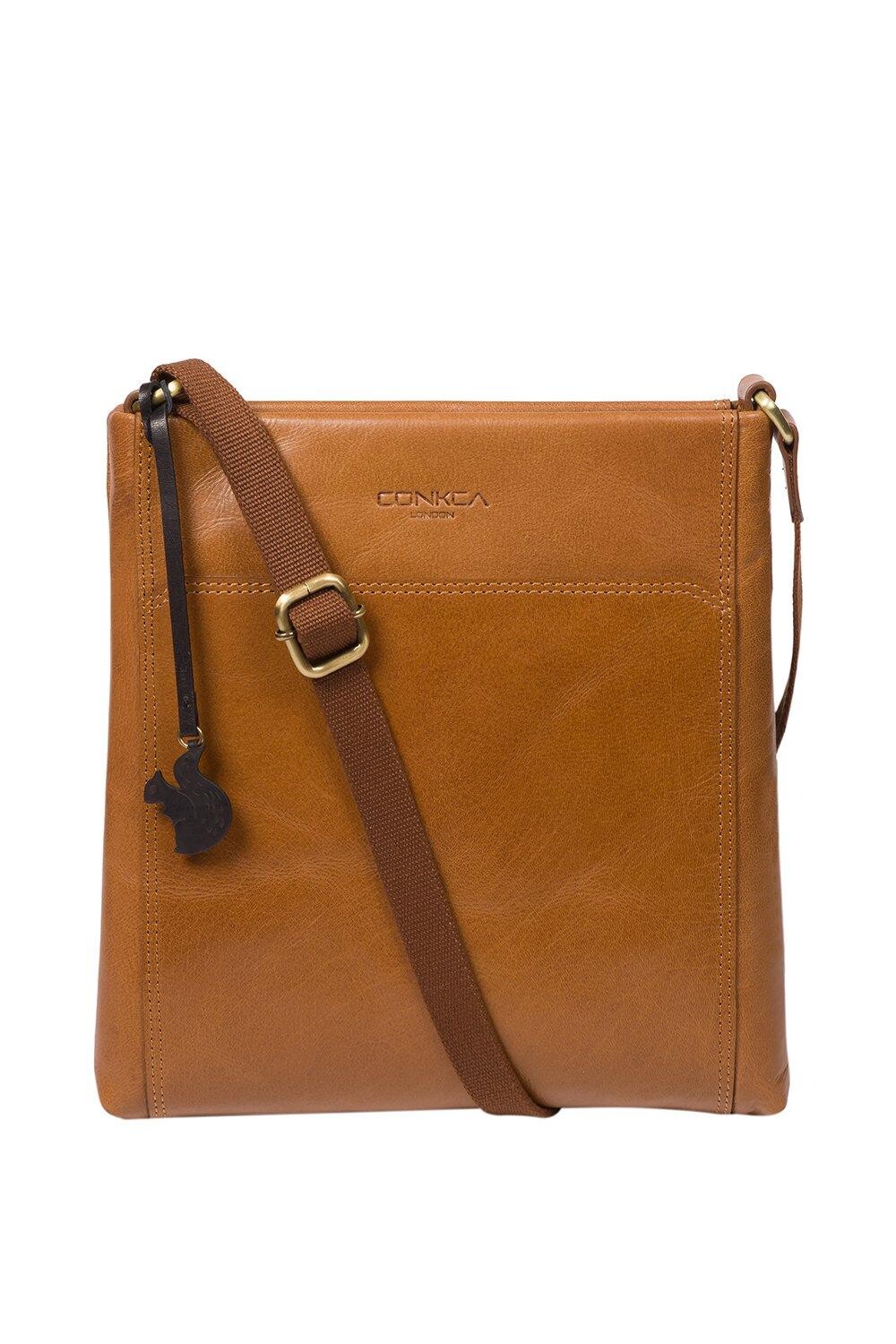 Кожаная сумка через плечо 'Dink' Conkca London, коричневый
Кожаная сумка через плечо 'Dink' Conkca London, коричневый