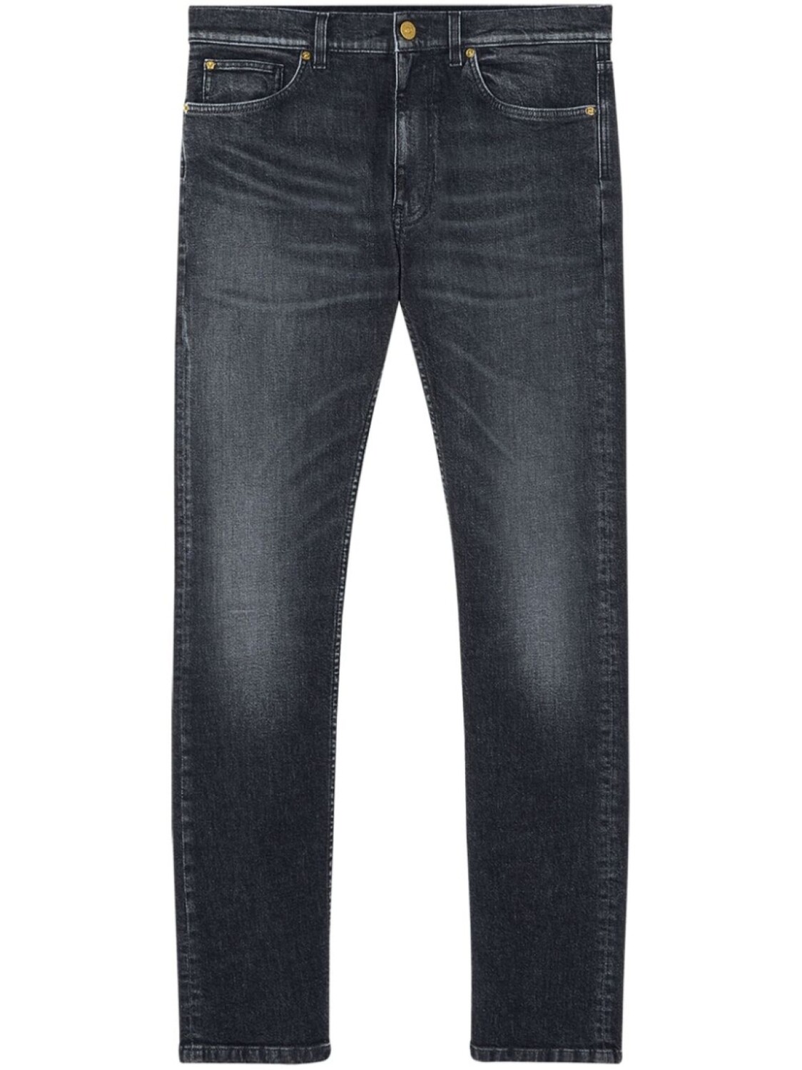 Прямые джинсы с декором Medusa Versace, черный
Прямые джинсы с декором Medusa Versace, черный