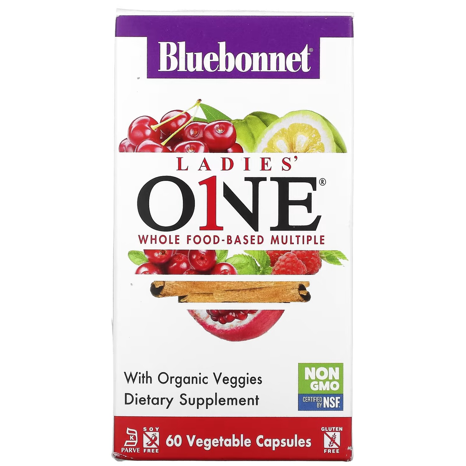 Bluebonnet Nutrition Ladies 'ONE цельнопищевой комплекс 60 растительных капсул
Bluebonnet Nutrition Ladies 'ONE цельнопищевой комплекс 60 растительных капсул