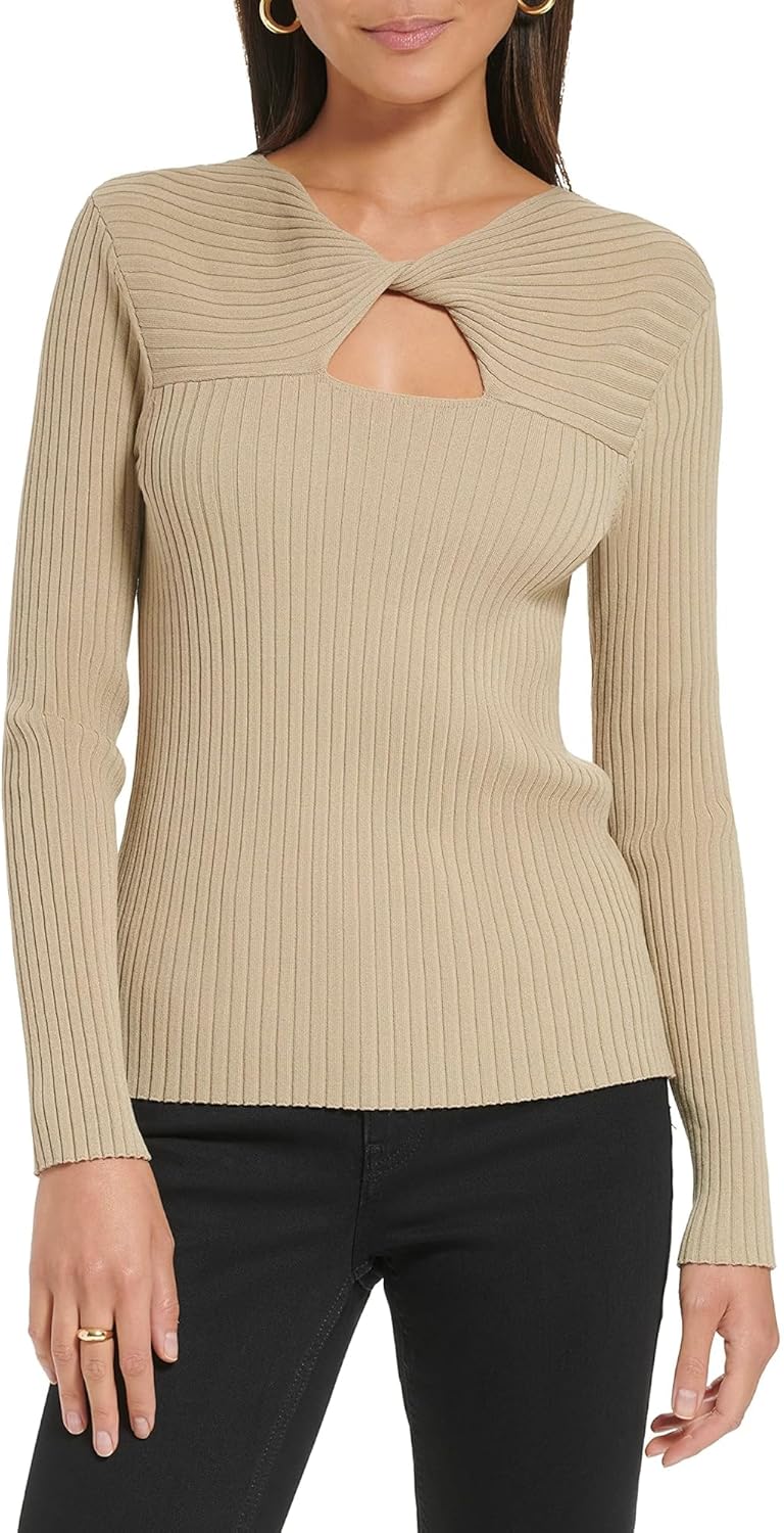 Calvin Klein Rib Knot Neck с замочной скважиной, Chai
Calvin Klein Rib Knot Neck с замочной скважиной, Chai
