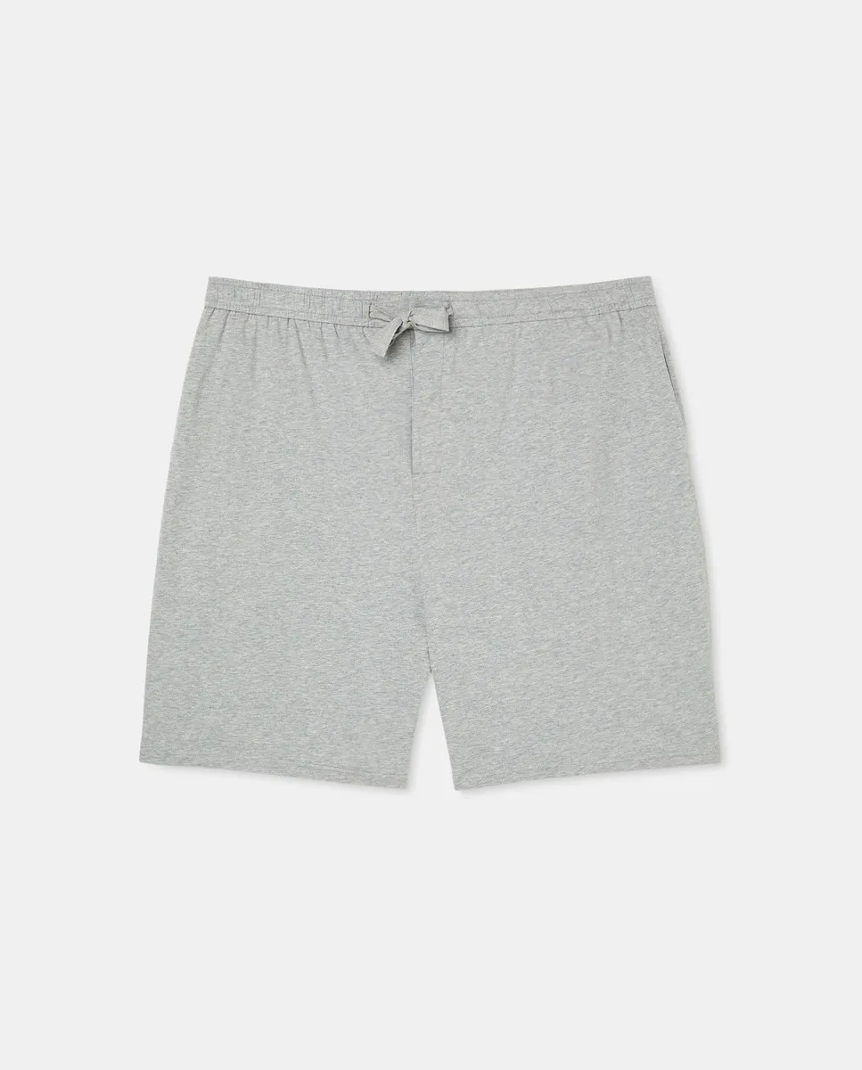 Мужские хлопковые пижамные шорты больших размеров Emidio Tucci, серый 
Мужские хлопковые пижамные шорты больших размеров Emidio Tucci, серый