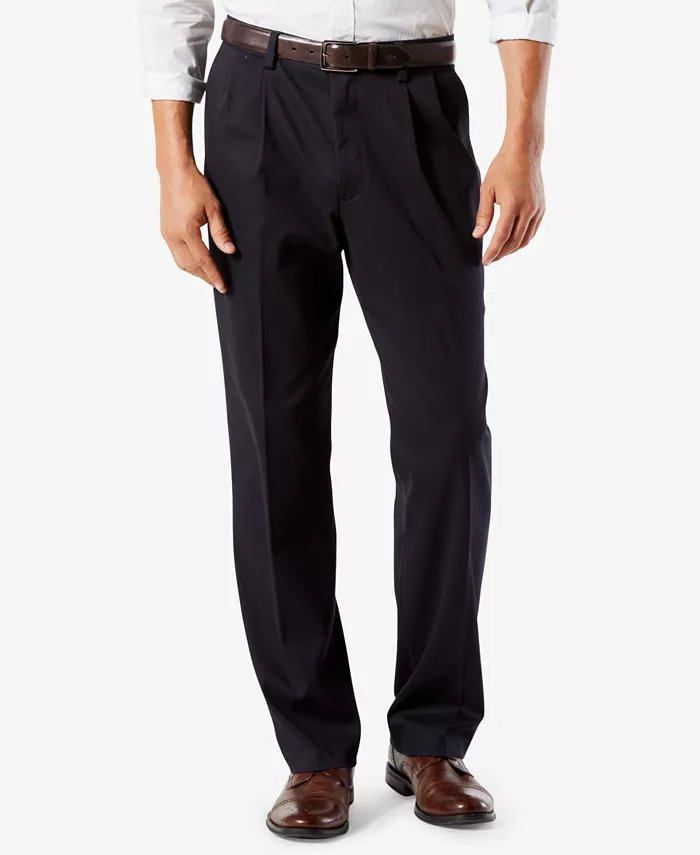 Мужские классические брюки со складками Easy Fit в цвете хаки с эффектом стрейч Dockers, синий
Мужские классические брюки со складками Easy Fit в цвете хаки с эффектом стрейч Dockers, синий