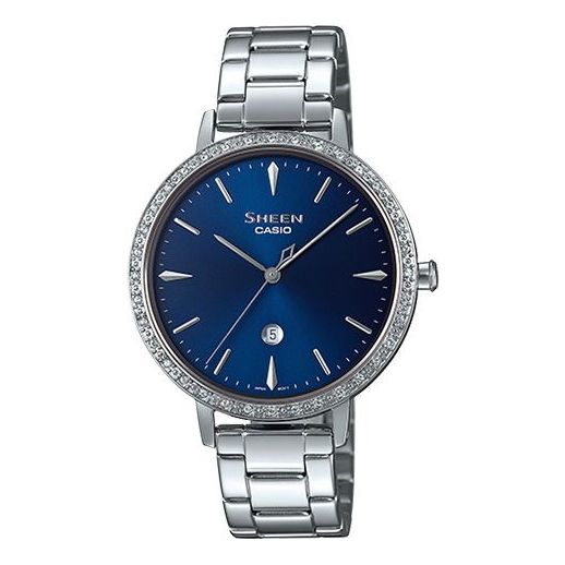 Часы CASIO Sapphire Crystal SHEEN Waterproof Stainless Steel Strap White/Blue Analog, синий
Часы CASIO Sapphire Crystal SHEEN Waterproof Stainless Steel Strap White/Blue Analog, синий