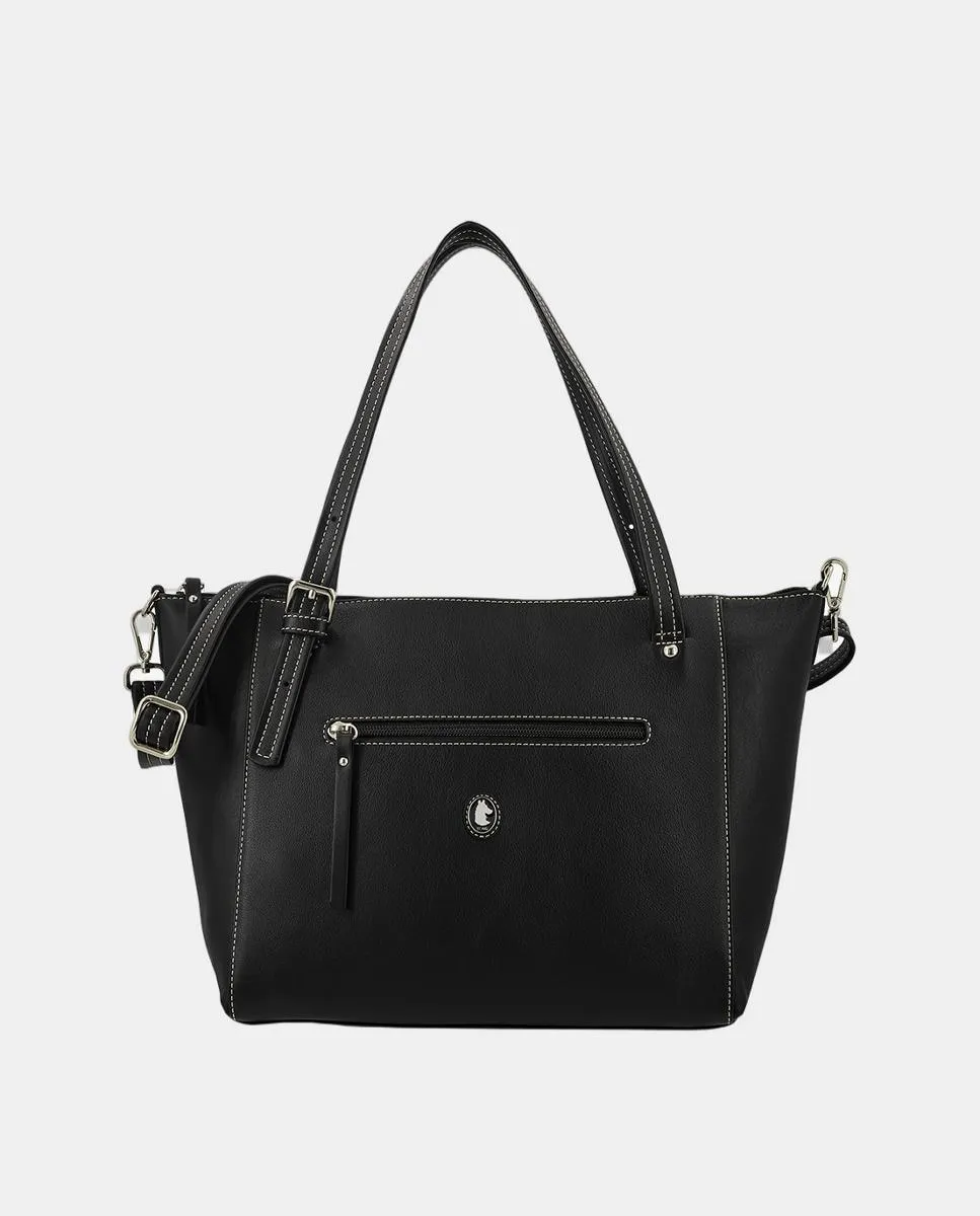 Сумка-корзина с ручками для плеча и регулируемым ремнем El Potro, черный
Сумка-корзина с ручками для плеча и регулируемым ремнем El Potro, черный