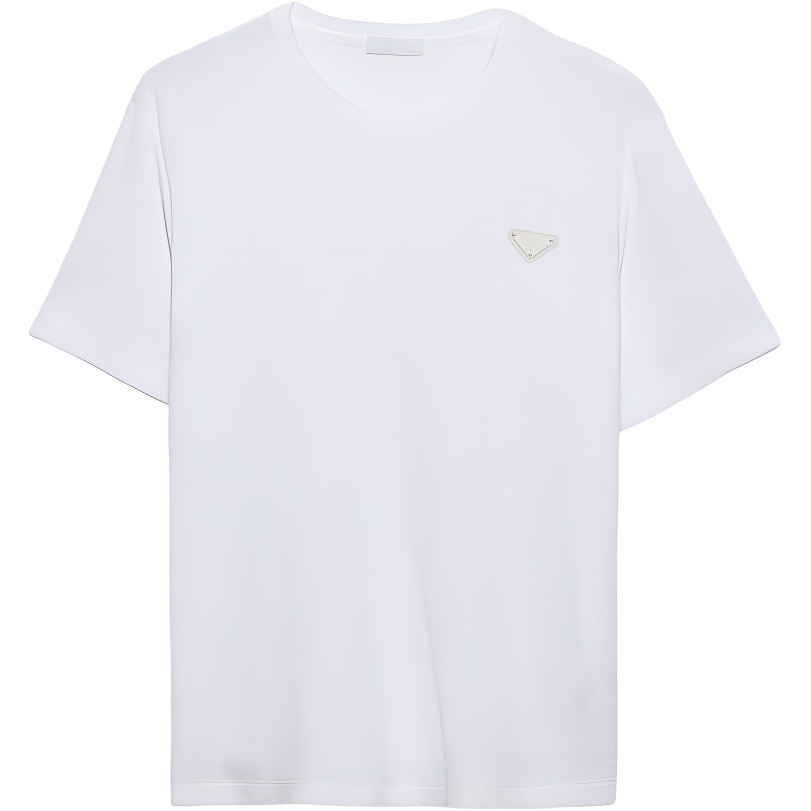 Хлопковая футболка с логотипом PRADA, белый
Хлопковая футболка с логотипом PRADA, белый