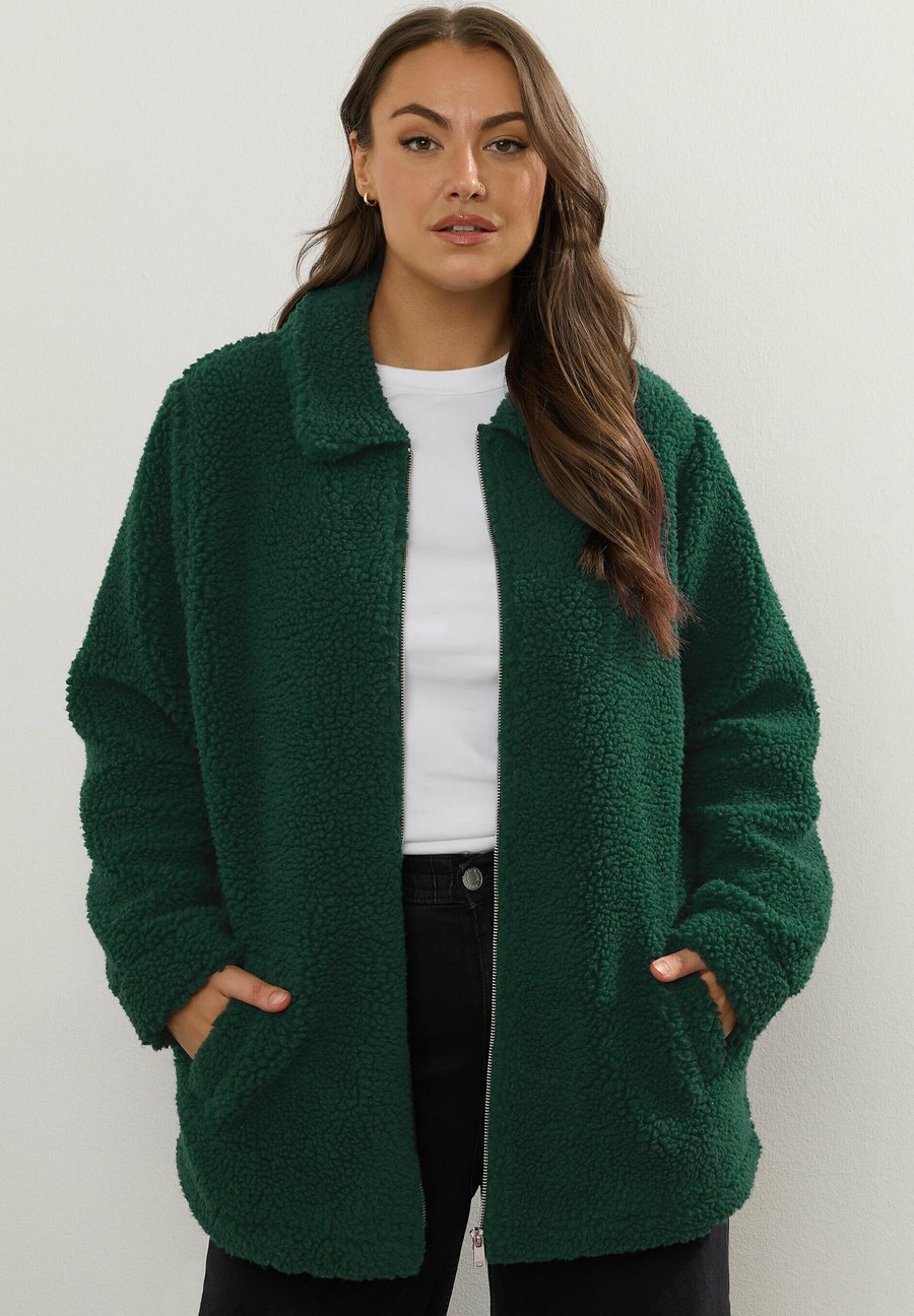 Флисовая куртка Yours Clothing Fleece jacket, Dark Green
Флисовая куртка Yours Clothing Fleece jacket, Dark Green