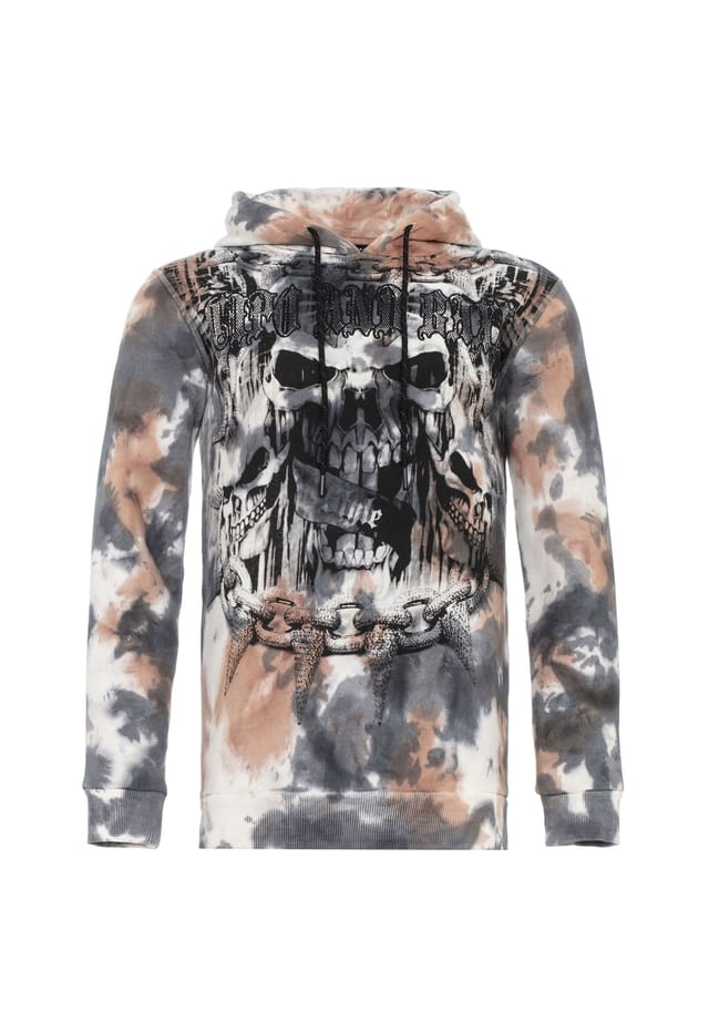 Толстовка с капюшоном и модными аппликациями из стразов Cipo & Baxx, черный
Толстовка с капюшоном и модными аппликациями из стразов Cipo & Baxx, черный