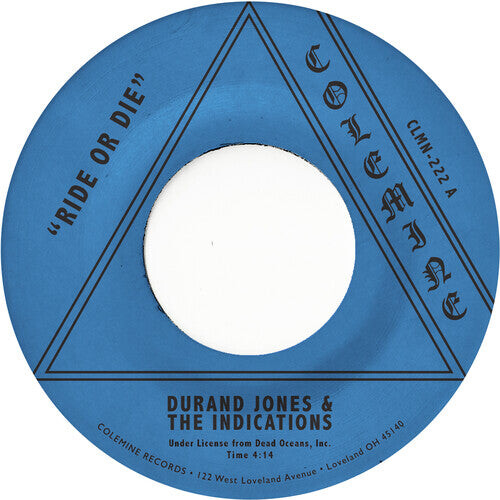 Сингл 7" Durand Jones & The Indications: Ride Or Die / More Than Ever 
Сингл 7" Durand Jones & The Indications: Ride Or Die / More Than Ever