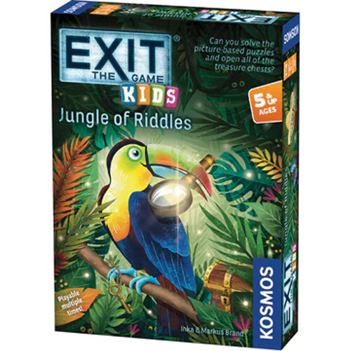 Настольная игра Exit: Kids – Jungle Of Riddles 
Настольная игра Exit: Kids – Jungle Of Riddles