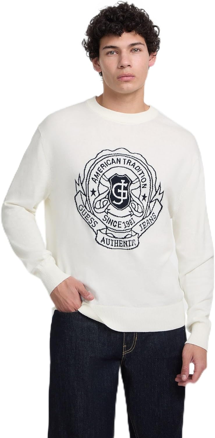 Свитер GUESS с жаккардовым узором, Warm White
Свитер GUESS с жаккардовым узором, Warm White