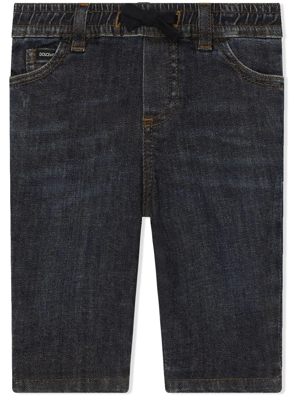 Джинсы с кулиской и логотипом Dolce & Gabbana Kids, синий
Джинсы с кулиской и логотипом Dolce & Gabbana Kids, синий
