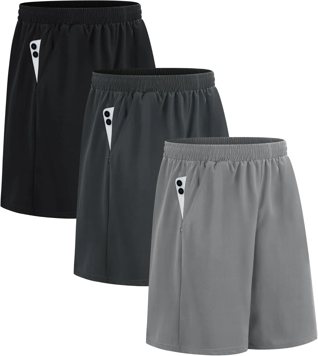 Мужские спортивные шорты HQUEC с карманами на молнии, легкие и быстросохнущие
Мужские спортивные шорты HQUEC с карманами на молнии, легкие и быстросохнущие