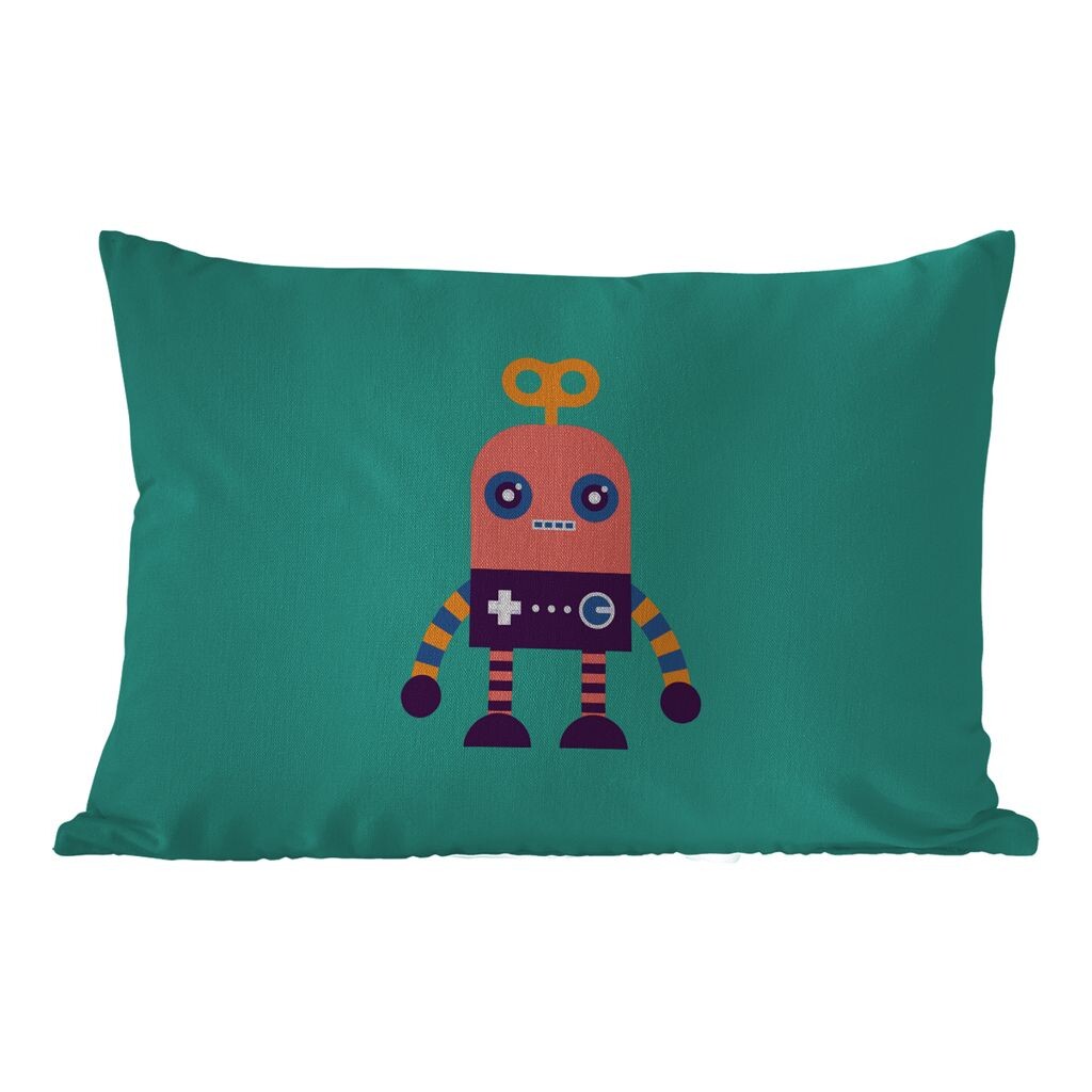 Уличная подушка MuchoWow - Робот - Игрушка - Лицо - Розовый - Мальчики - Дети - 50x30 см - Устойчивость к атмосферным воздействиям - Подушка для отдыха - Чехол на подушку - Хлопчатобумажная ткань - Декоративные наволочки, мультиколор
Уличная подушка MuchoWow - Робот - Игрушка - Лицо - Розовый - Мальчики - Дети - 50x30 см - Устойчивость к атмосферным воздействиям - Подушка для отдыха - Чехол на подушку - Хлопчатобумажная ткань - Декоративные наволочки, мультиколор