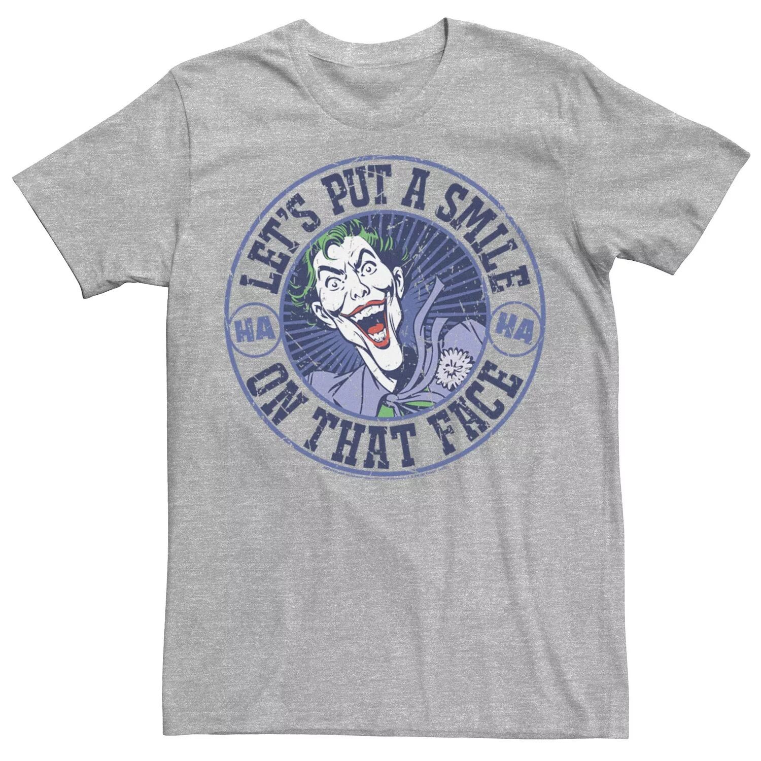 Мужская футболка Batman Joker Let's Put A Smile On That Face DC Comics
Мужская футболка Batman Joker Let's Put A Smile On That Face DC Comics