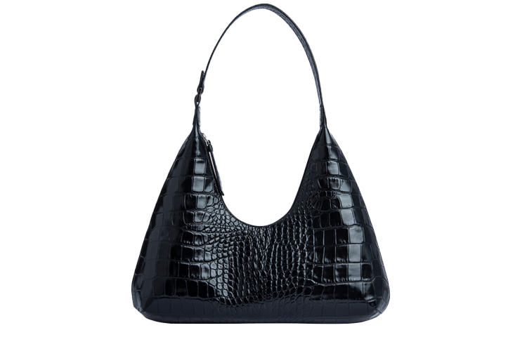 By Far Женская плечевая сумка из кожи верблюжьего цвета Amber Cow, черная
By Far Женская плечевая сумка из кожи верблюжьего цвета Amber Cow, черная