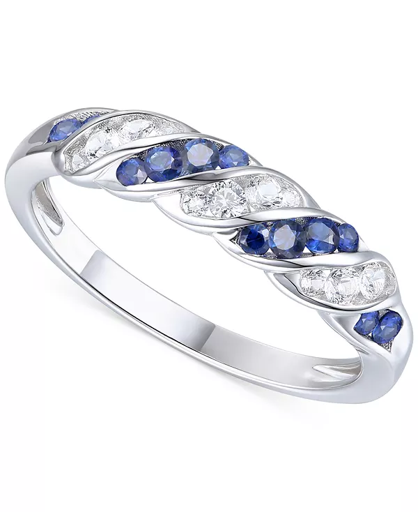 Кольцо-Завиток с изумрудом (1/5 карата tw) и бриллиантом (1/5 карата tw) из стерлингового серебра (также с рубинами и сапфирами) Macy'S, sapphire
Кольцо-Завиток с изумрудом (1/5 карата tw) и бриллиантом (1/5 карата tw) из стерлингового серебра (также с рубинами и сапфирами) Macy'S, sapphire